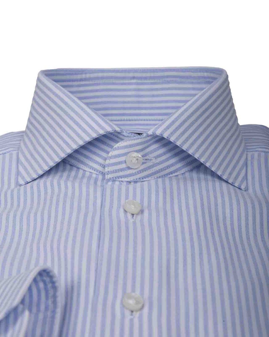 shop BARBA  Camicia: Barba camicia a righe in cotone.
Colletto all'italiana.
Maniche lunghe.
Abbottonatura centrale.
Vestibilità regolare.
Composizione: 100% Cotone.
Fabbricata in Italia.. 36080 2-B BLU RIGA number 1709679